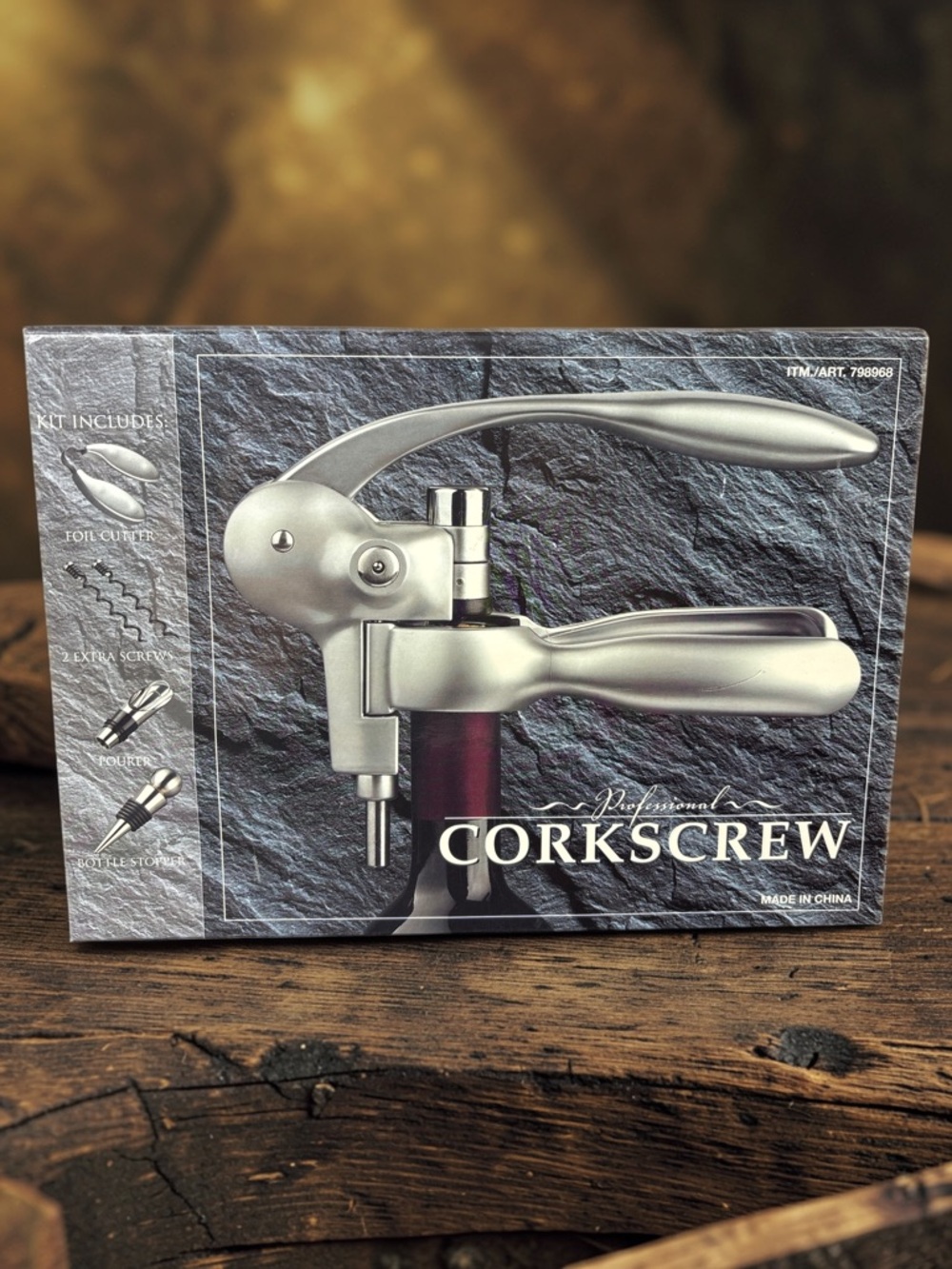 New in box Professional Corkscrew Wine Opener